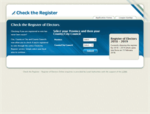 Tablet Screenshot of checktheregister.ie